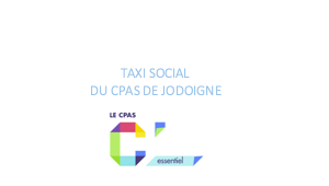 Taxi social de la commune de Jodoigne