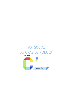 Taxi social de la commune de Roeulx - 1