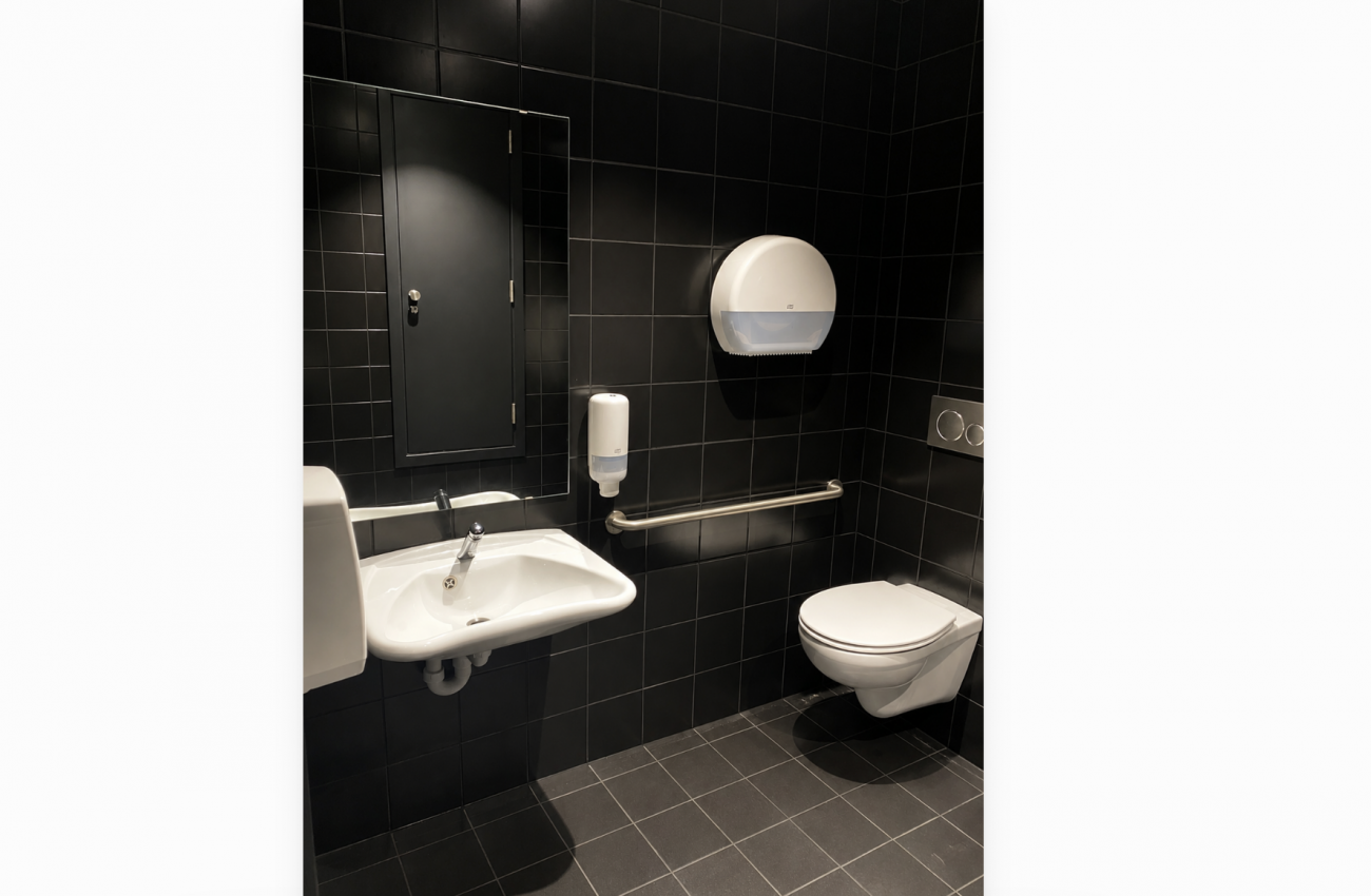 Toilette PMR - Cité administrative de la ville de Liège - Mairie du Centre-Ville - 1