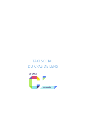 Taxi social de la commune de Lens - 1