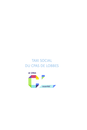 Taxi social de la commune de Lobbes - 1