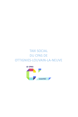 Taxi social de la commune de Ottignies-Louvain-la-Neuve - 1