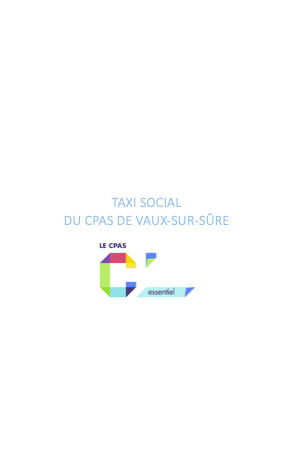 Taxi social de la commune de Vaux-sur-Sûre - 1