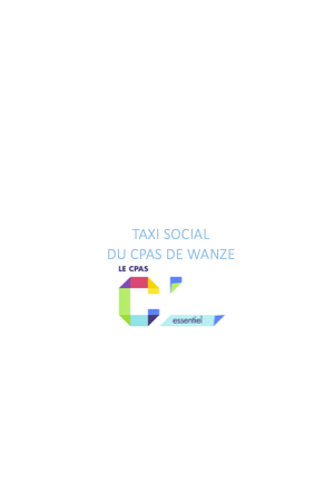 Taxi social de la commune de Wanze - 1