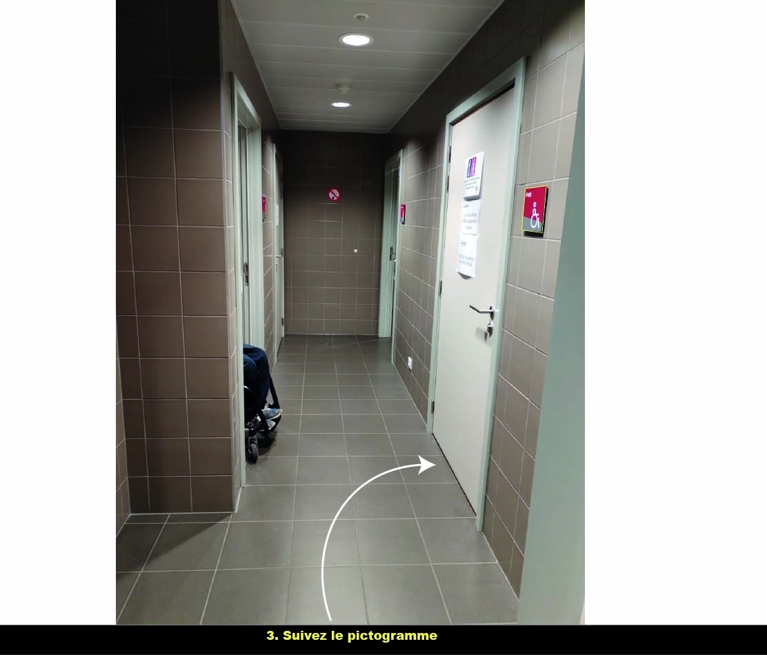 Toilette PMR - Cité administrative La Louvière  - 4
