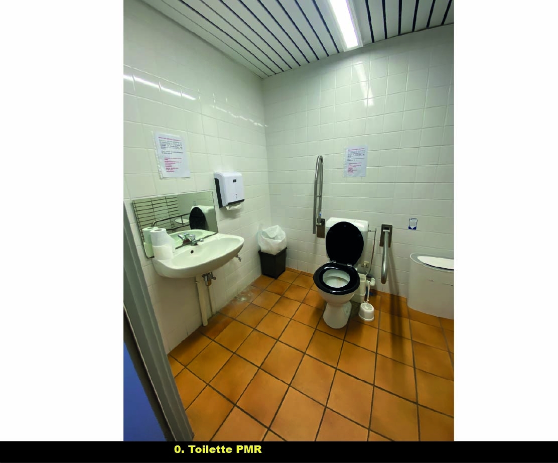 Toilette PMR - Cercle wallon de Couillet - 1