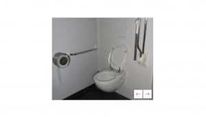 Toilette adaptée de la Mediacité