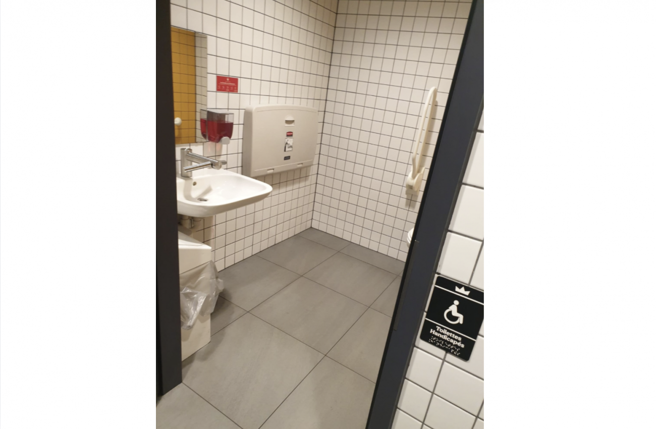 Toilette PMR du Burger King Saint-Georges - 2
