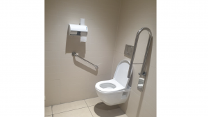 Toilette PMR du Lunch Garden Waterloo