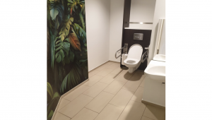 Toilette PMR Total Energie de SPY direction Liège