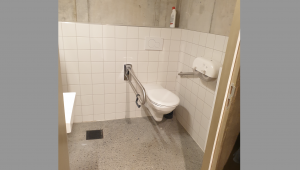 Toilette PMR de la Maison du Tourisme du Brabant wallon