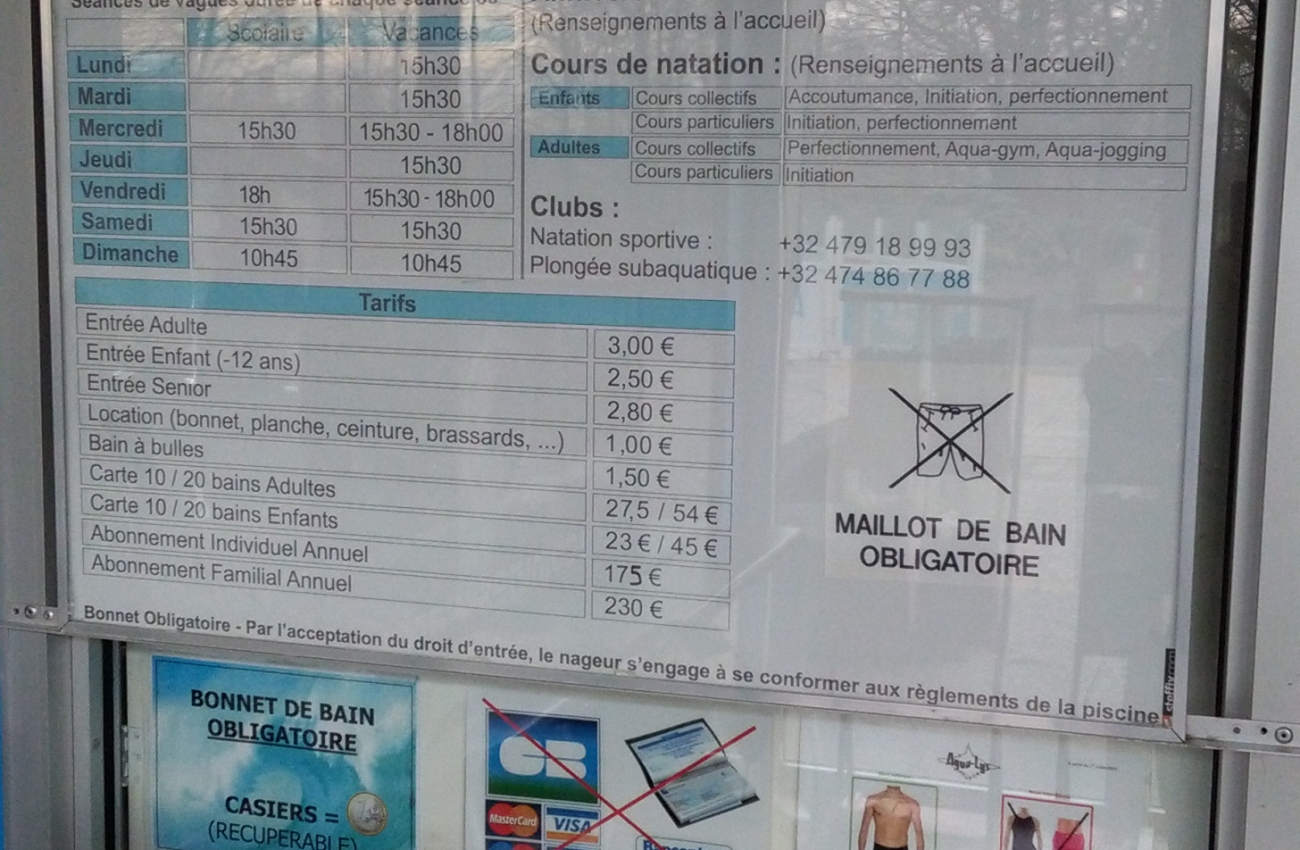 Piscine Comines-Warneton Aqualys - 28