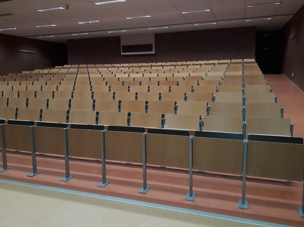 ULB - Campus La Plaine - bâtiment Forum - Les auditoires Darwin (Forum C), De Hemptine (Forum D) - 2